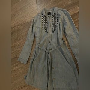 Abercrombie & Fitch denim long sleeve dress